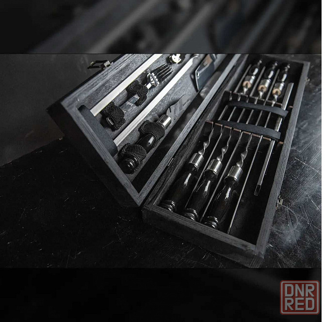 Набор 6 шампуров для шашлыка Grills G 10, ножи, вилки Львов, самовывоз Херсон - изображение 4