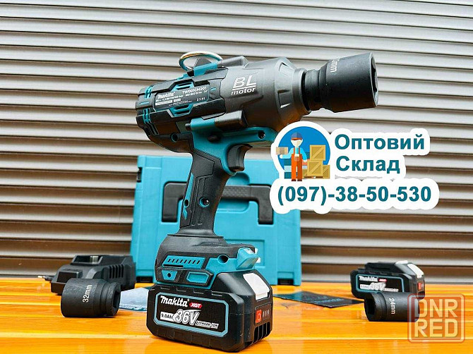Ударний Акумуляторний Гайковерт Makita DTW2100 XGT Квадрат 3/4 36V-9Ah Херсон - изображение 2