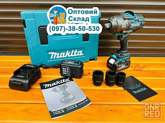Ударний Акумуляторний Гайковерт Makita DTW2100 XGT Квадрат 3/4 36V-9Ah Херсон - изображение 3