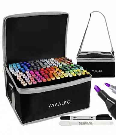 Фломастеры Ручки двусторонние 168 шт Maaleo 24101 Херсон