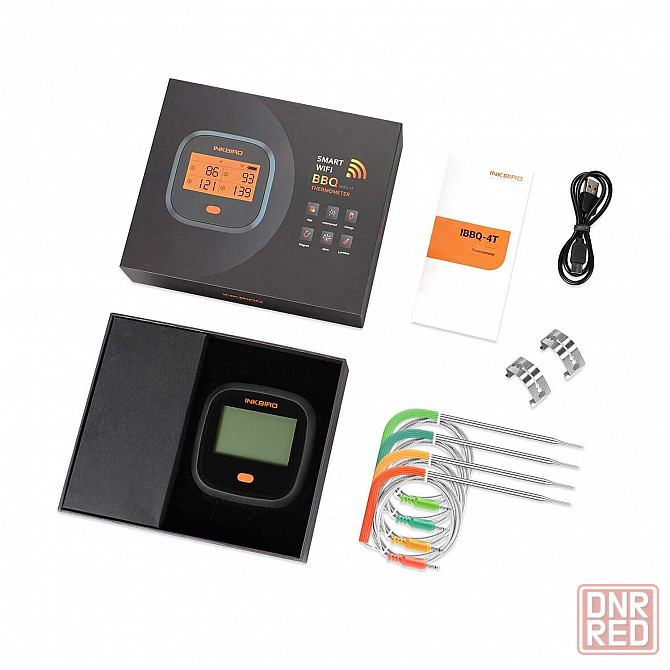 Цифровой WiFi Термометр Inkbird IBBQ-4T IBT-26S для гриля WEBER Запорожье - изображение 3