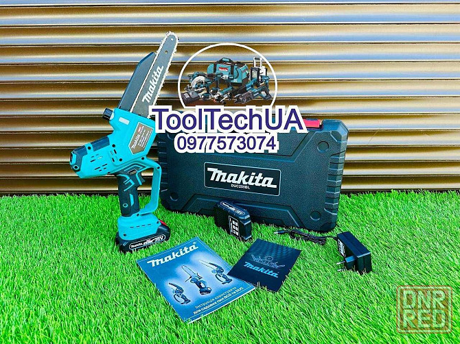 Мини цепная пила Аккумуляторная Makita (шина 20Cm ) Автоматична подача Запорожье - изображение 3