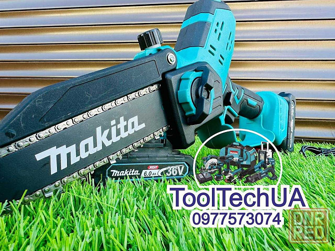 Мини цепная пила Аккумуляторная Makita (шина 20Cm ) Автоматична подача Запорожье - изображение 5