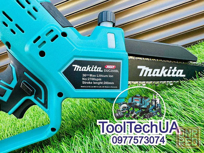 Мини цепная пила Аккумуляторная Makita (шина 20Cm ) Автоматична подача Запорожье - изображение 6