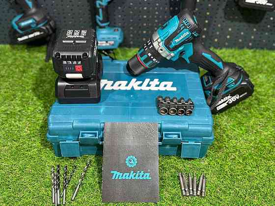 Аккумуляторный шуруповерт Makita DHP485BL + удар Бесщеточный 36V 8A Запорожье