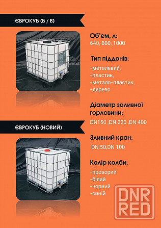 Еврокубы б/у 600л, 1000л (Винницкая обл) Запорожье - изображение 2