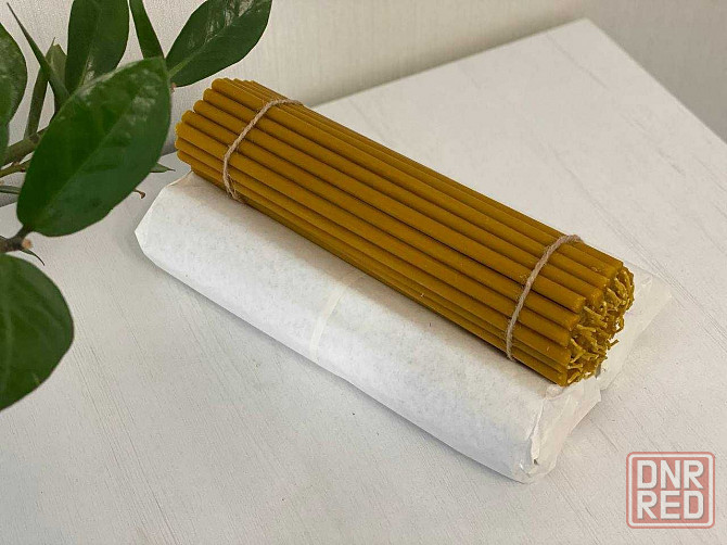 Свечи из натурального 100% чистого воска Запорожье - изображение 4