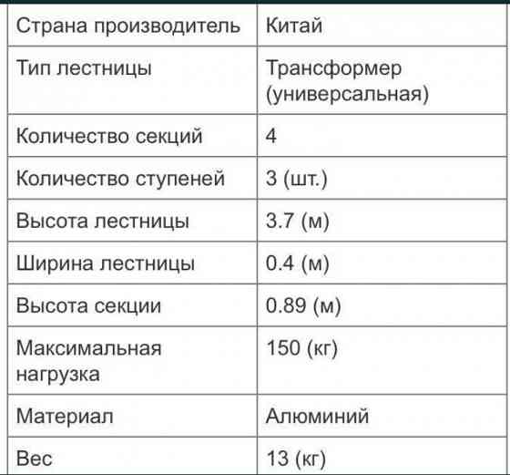 Лестница трансформер 4х3 алюминиевая Запорожье