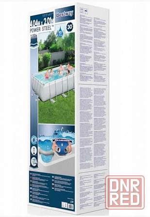 Каркасный бассейн 404x201x100см BESTWAY 56442 8w1 с песочным насосом Запорожье - изображение 2