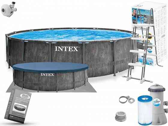 Каркасный бассейн Intex 26742 Размер 457*122 см Полный комплект 16805л Запорожье