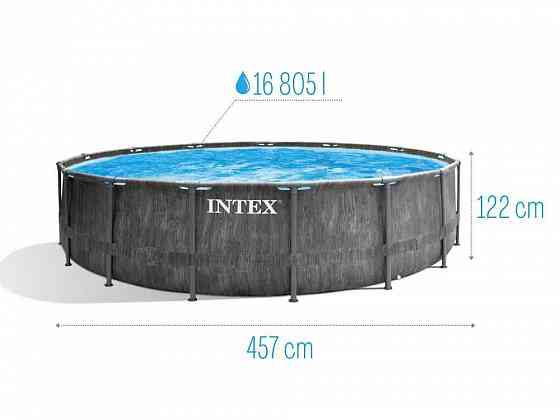 Каркасный бассейн Intex 26742 Размер 457*122 см Полный комплект 16805л Запорожье