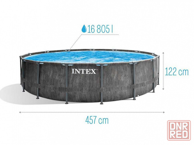 Каркасный бассейн Intex 26742 Размер 457*122 см Полный комплект 16805л Запорожье - изображение 3