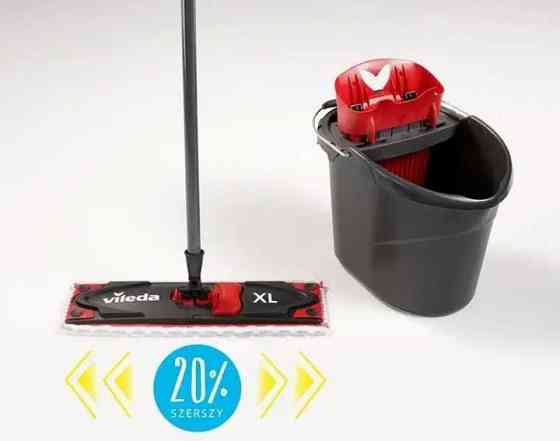 Vileda Mop Easy Wring  Clean TURBO Набор для уборки. Ведро + швабра Запорожье