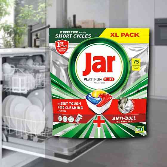 Jar Platinum plus all-in-one посудомийні капсули джар - 102 шт fairy Запорожье