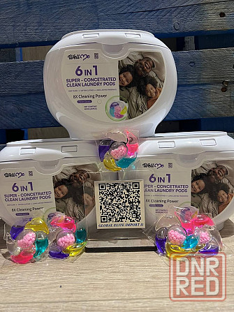 Капсули для прання 6в1 (40 шт.) Well me Запорожье - изображение 1