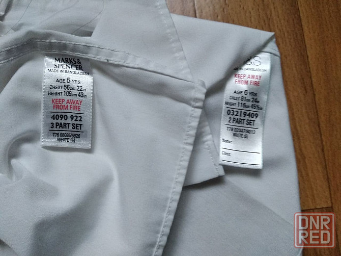 рубашка, сорочка детская, белая, MARKS&SPENCER Донецк - изображение 4