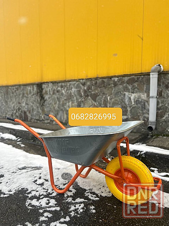 РОЗПРОДАЖ!БЕЗ камерне колесо тачка садова 170кг розбірна vmf euro Запорожье - изображение 3