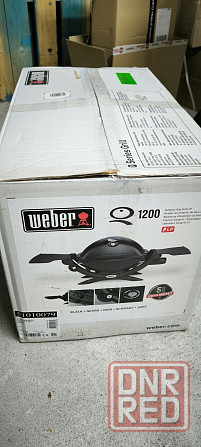Газовый газовий гриль Weber Q 1200 чугуные решетки портативный Запорожье - изображение 6