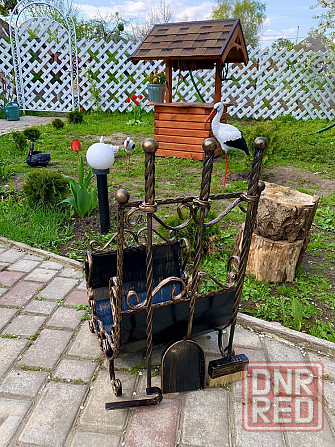 Каминный набор с дровницей 2 в 1 Запорожье - изображение 2