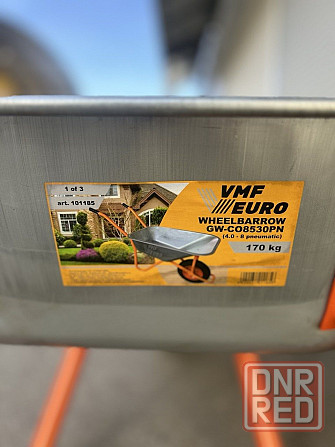 РАСПРОДАЖА!! ТАЧКА разборная vmf euro 170 кг садово-строительная Запорожье - изображение 3