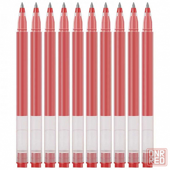 Якісна гелева ручка Xiaomi Mi Jumbo Gel Ink Pen MJZXB02WC Red 10 шт. Запорожье - изображение 3