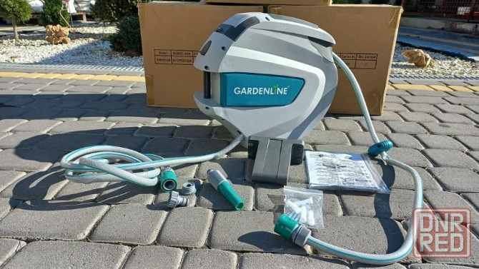 Автоматична котушка з шлангом Gardenline 20m, шланг для поливу Запорожье - изображение 6