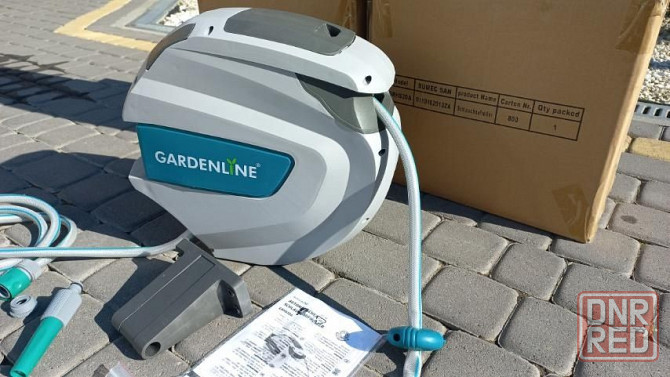 Автоматична котушка з шлангом Gardenline 20m, шланг для поливу Запорожье - изображение 1