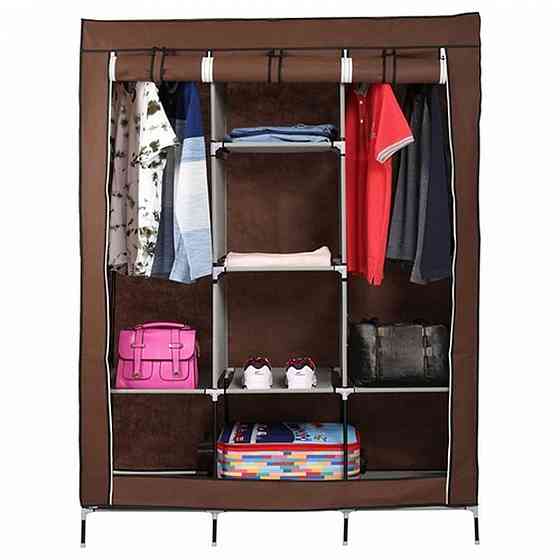 Складной тканевый шкаф 3-секции Storage Wardrobe органайзер гардероб Запорожье