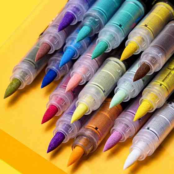 Акриловые маркеры GuangNa «brush» 12,24,36,48,60 штук. В наличии Херсон