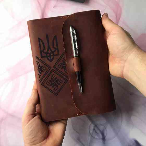 Кожаные блокноты с гравировкой. Именные кожаные ежедневники. Херсон