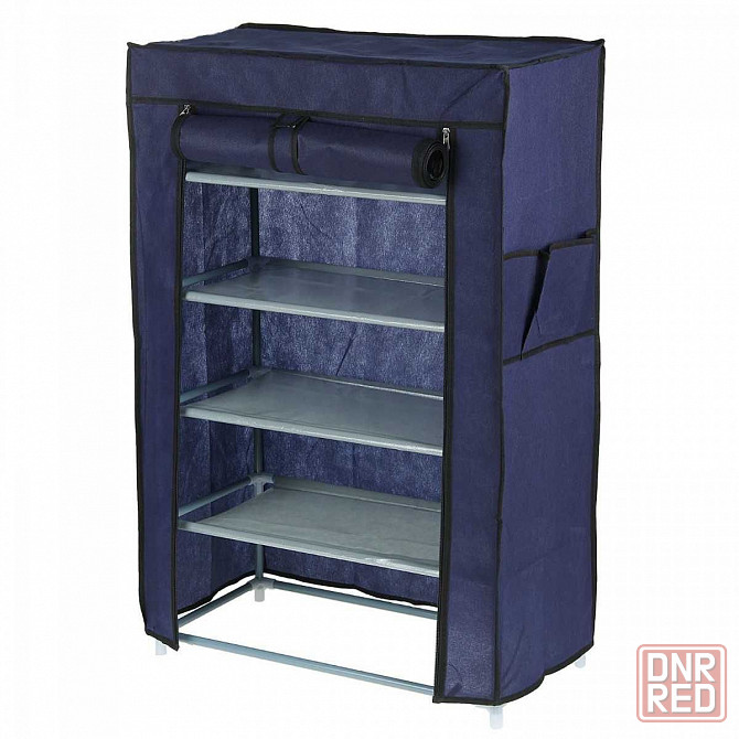 Складной тканевый полка-шкаф стеллаж для обуви Shoe Cabinet на 5 полок Запорожье - изображение 2