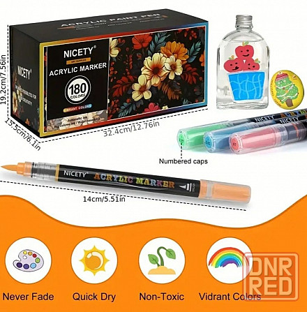 Акриловые маркеры Nicety 180 Херсон - изображение 3
