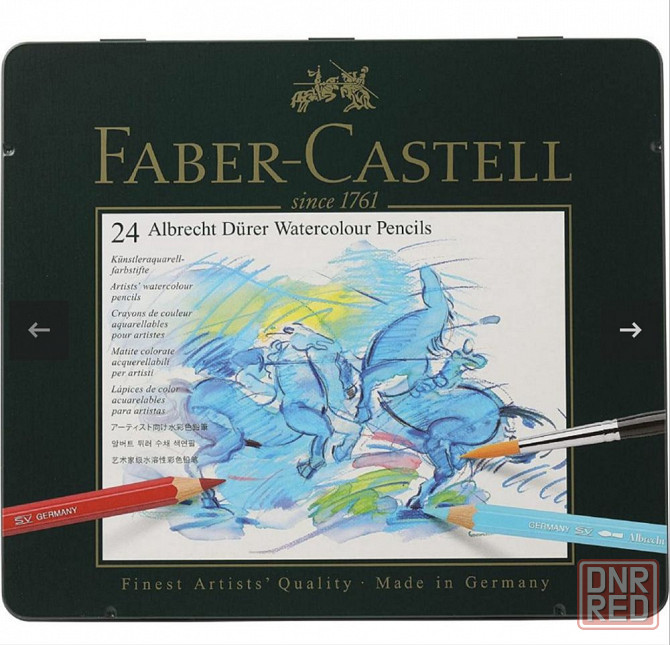 Набор акварельных карандашей 24 цветов Faber Castell Albrecht Durer Запорожье - изображение 1