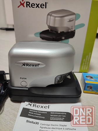 Текст: 

Степлер канцелярский электрический Rexel Stella 30 + бонус Запорожье - изображение 2