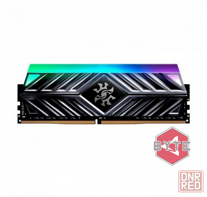 Модуль памяти 16gb adata ddr4 3200 dimm xpg spectrix d41 rgb grey gaming memory (ax4u320016g16a-st41 Макеевка - изображение 1