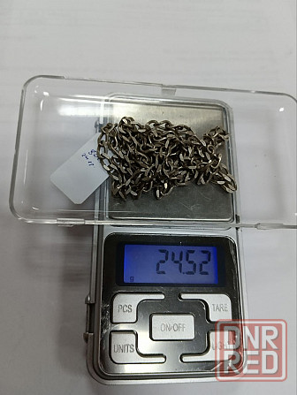 Серебрянная цепь, 925 проба Донецк - изображение 3