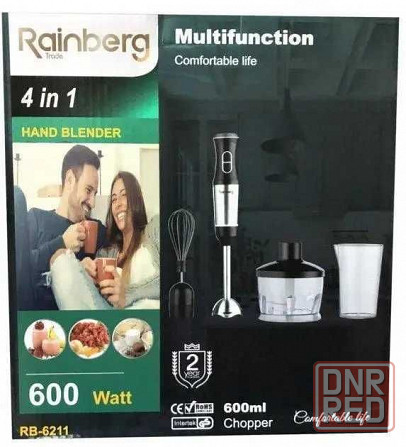 ТОП ПРОДАЖ  Блендер заглибний Rainberg RB-6211 4в1 Херсон - изображение 2