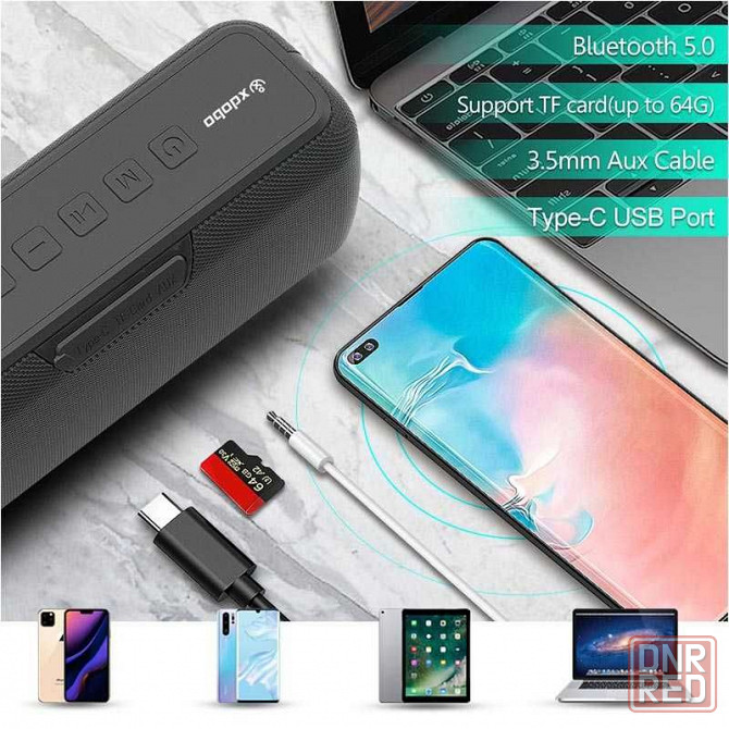 Акустика xdobo X7 IPX5 50W портативная колонка AUX TF USB TWS 15 часов Запорожье - изображение 7