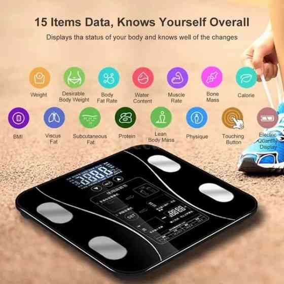 Умные весы Фитнес-весы Весы Bluetooth Смарт-весы Запорожье