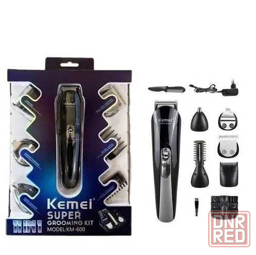 Машинка для стрижки волос триммер Kemei KM-600 11 в 1 Запорожье - изображение 3