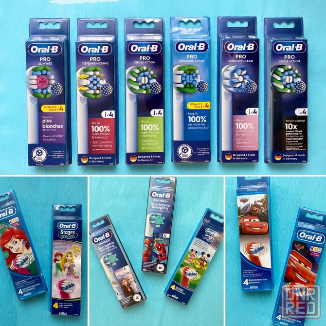 Насадки Oral-B Frozen Spider Man дитячі та дрослі Запорожье - изображение 1