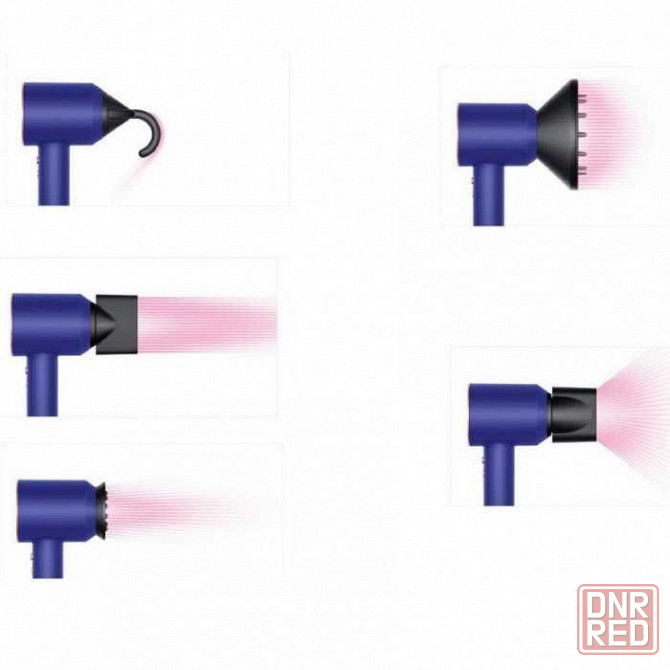 Фен для волосся Dyson Supersonic HD08 Limited Edition Vinca Blue/Rose Запорожье - изображение 4
