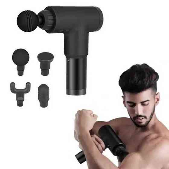 Портативный ручной, мышечный массажер для тела Fascial Gun KH-320 Запорожье