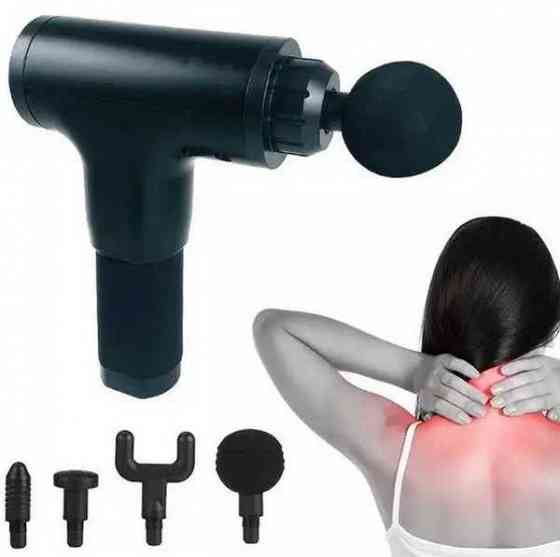 Портативный ручной, мышечный массажер для тела Fascial Gun KH-320 Запорожье