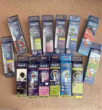 Cross Action Black оригинальные насадки Oral-B. Кросс экшен блек Запорожье