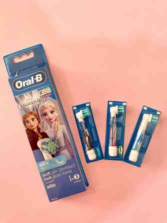 Дитячі насадки Орал б Oral-B Німеччина. Тачки, Frozen, Мікі Spider Man Запорожье