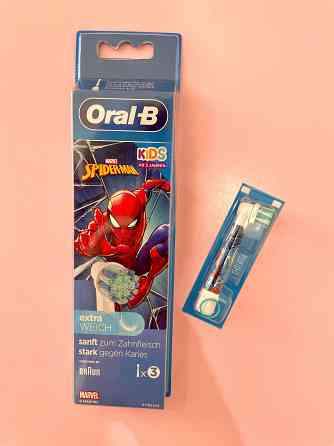 Дитячі насадки Орал б Oral-B Німеччина. Тачки, Frozen, Мікі Spider Man Запорожье