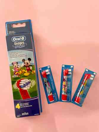 Дитячі насадки Орал б Oral-B Німеччина. Тачки, Frozen, Мікі Spider Man Запорожье
