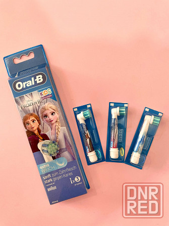 Дитячі насадки Орал б Oral-B Німеччина. Тачки, Frozen, Мікі Spider Man Запорожье - изображение 3