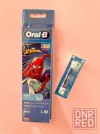 Дитячі насадки Орал б Oral-B Німеччина. Тачки, Frozen, Мікі Spider Man Запорожье - изображение 6